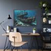 11248547032639135714_2048.jpeg Ancient Sunken Ship Framed Poster