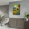 11303374354001764182_2048.jpeg Colorful Autumn Sunflower Field Art Poster