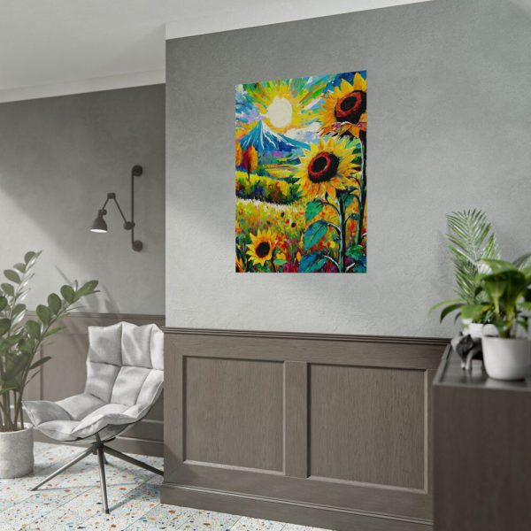 11303374354001764182_2048.jpeg Colorful Autumn Sunflower Field Art Poster