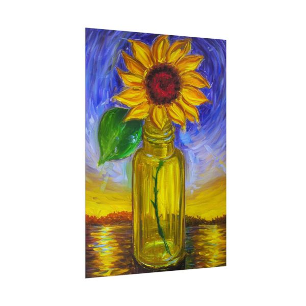 1142476313637360154_2048.jpeg Single Sunflower in a Bottle Poster
