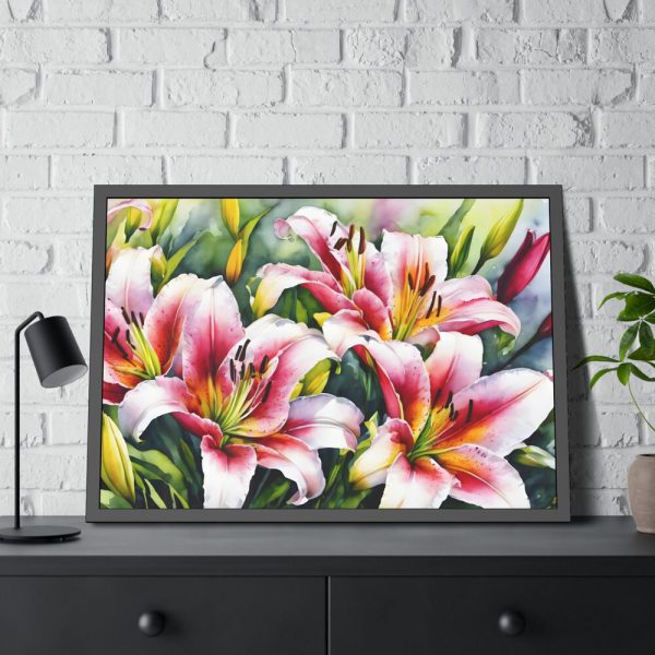 11496838335944871589_2048-1.jpeg Lily Flower Blossom Art Framed Poster
