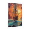 11547760187021026093_2048.jpeg Vintage Pirate Ship At Sea Art Poster