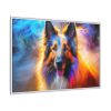 11932180070444017168_2048.jpeg Scottish Shepherd Dog Framed Canvas
