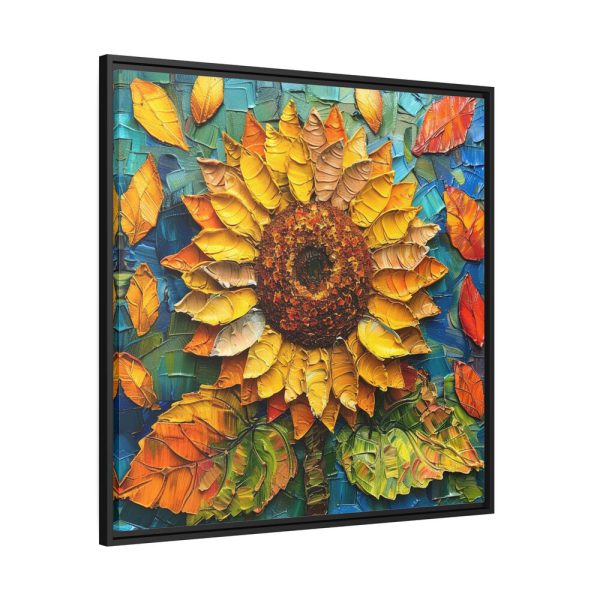 11937063026735317709_2048.jpeg Mixed Media Sunflower Art Framed Canvas