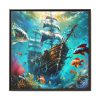 12046842535521319006_2048.jpeg Sunken Pirate Ship Art Framed Canvas