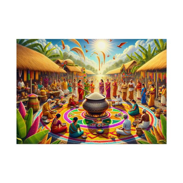Capturing the Essence of Pongal Poster