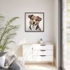 12152409610438942984_2048.jpeg Dog Cartoon Sketch Framed Canvas