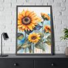 1217291633665864213_2048-1.jpeg Watercolor Sunflower Art Print Framed Poster