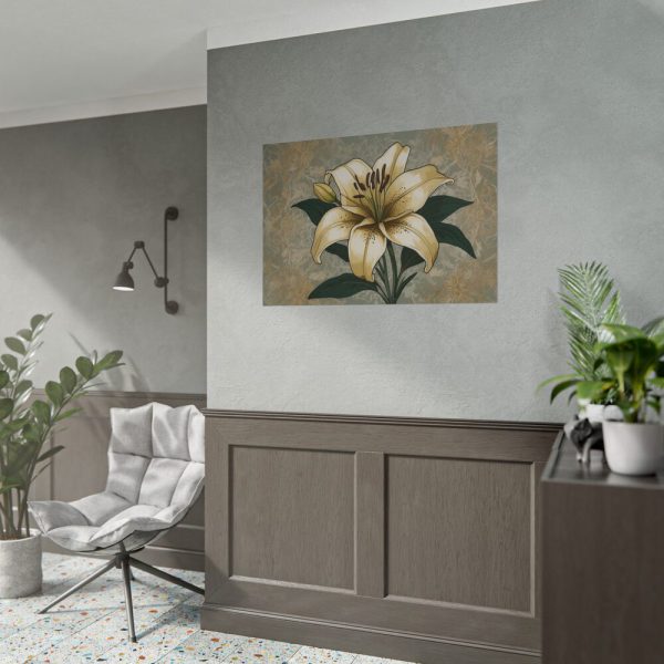 12322560237751462552_2048.jpeg Vintage Flower Lily Poster