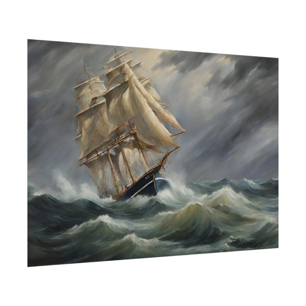 12709722276789514264_2048.jpeg Sail Ship And Stormy Sea Poster