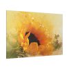 12731318679055604426_2048.jpeg Sunflower Watercolor And Splatter Standard Canvas