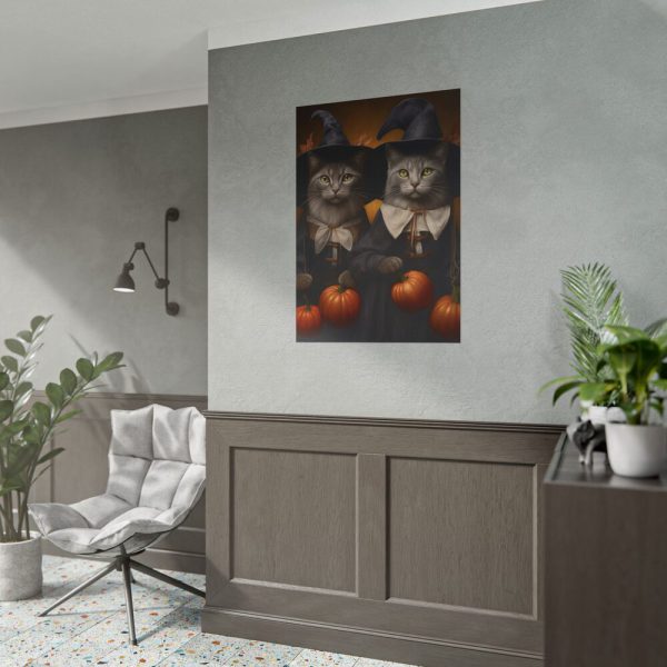 12779127109030706389_2048.jpeg Halloween Witch Cats Poster