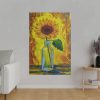 12794477894121484425_2048.jpeg Sunflower Textured Digital Painting Standard Canvas