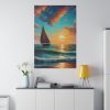 12847491913120552644_2048.jpeg Lonely Beach Ocean Sailing Ship Standard Canvas