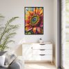 12897314525758096730_2048.jpeg Sunflower Mosaic Art Framed Canvas