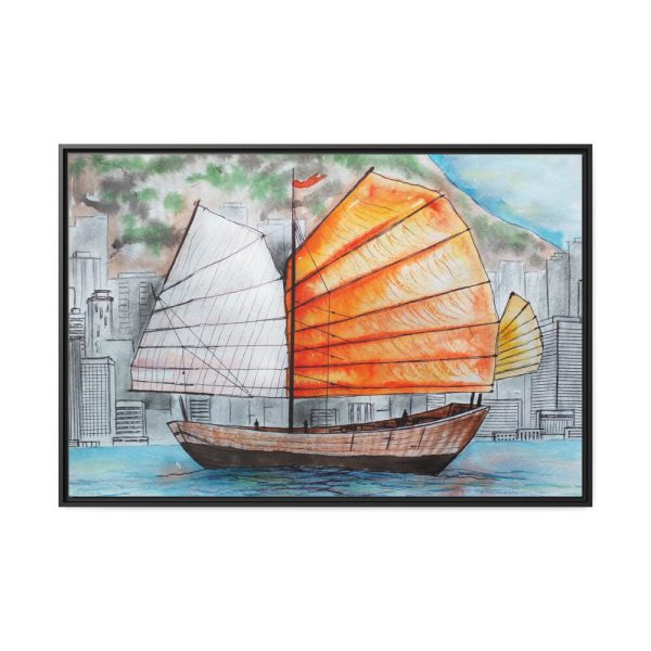 12927111989031996177_2048.jpeg Traditional Chinese Sailing Ship Framed Canvas
