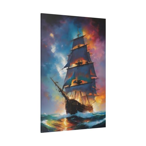 12929477383889859997_2048.jpeg Pirate Ship Fantasy Illustration I Standard Canvas