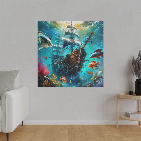 1297533871656822627_2048.jpeg Sunken Pirate Ship Art Standard Canvas