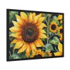 Sunflower Wildflower Blossom Framed Poster