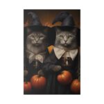 Halloween Witch Cats Standard Canvas - Image 2