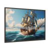 13091989919583062423_2048.jpeg Antique Sail Ship In Ocean Framed Canvas