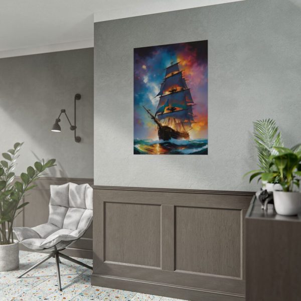 13203720609377402320_2048.jpeg Pirate Ship Fantasy Illustration I Poster
