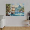 13296373423785110791_2048.jpeg Sail Ship Near Tropical Island Standard Canvas