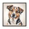 13318740706661058670_2048.jpeg Dog Cartoon Sketch Framed Canvas