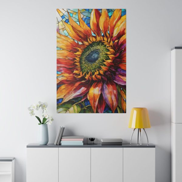 13326968318162084761_2048.jpeg Sunflower Mosaic Art Standard Canvas
