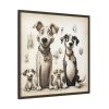 13405205087038869757_2048.jpeg Funny Dog Art Print Framed Canvas