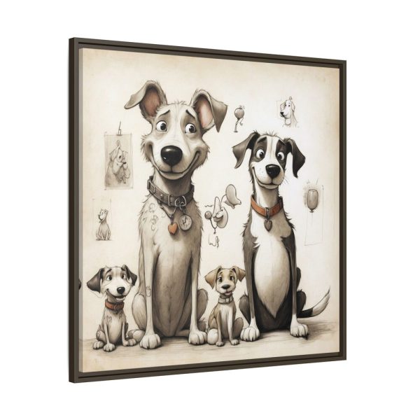13405205087038869757_2048.jpeg Funny Dog Art Print Framed Canvas