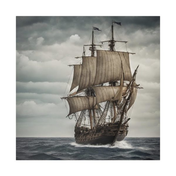 13426024229390887393_2048.jpeg Ancient Sail Ship In The Sea Standard Canvas