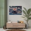 Water Lily Flower Blossom Pond Poster