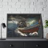 13636231821706336566_2048-1.jpeg Old Boat In Storm Framed Poster