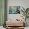 13637645346051418950_2048.jpeg Vintage Sail Ship In The Ocean Poster