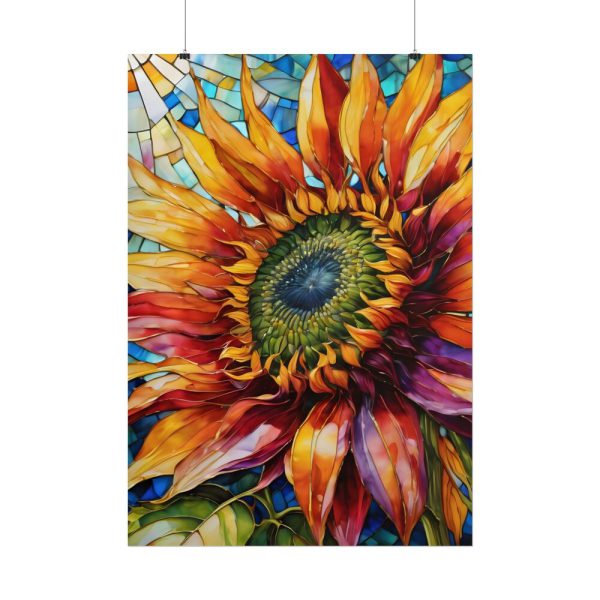 13637820216085957261_2048.jpeg Sunflower Mosaic Art Poster