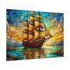 13642525651386066089_2048.jpeg Digital Art, Stained Glass Old Ship Poster