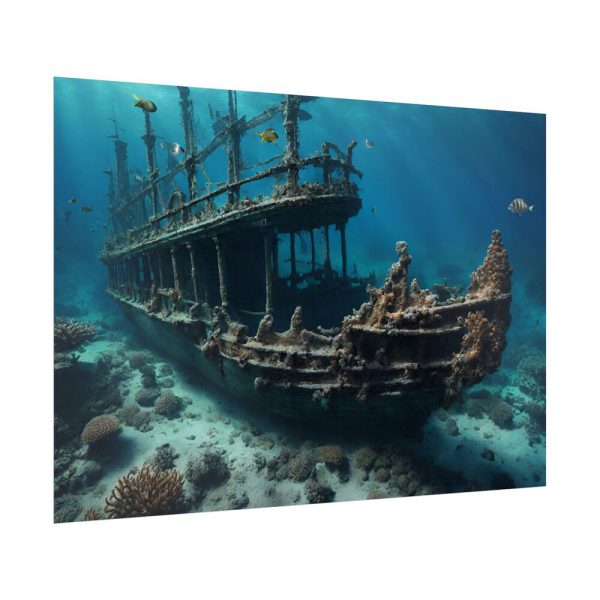 13709940405658232482_2048.jpeg Ancient Sunken Ship Poster