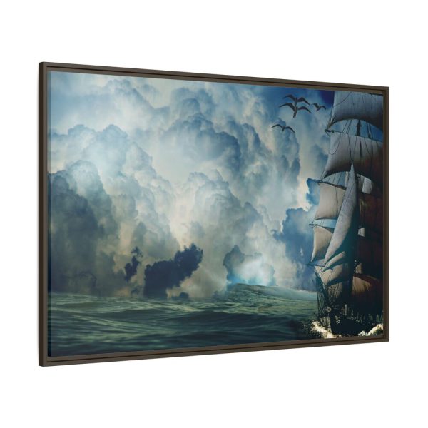 13718056232408062812_2048.jpeg Ship In The Sea Through Storm Framed Canvas