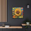 13784381134995064956_2048.jpeg Mixed Media Sunflower Art Framed Canvas