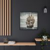 13806946981477371143_2048.jpeg Ancient Sail Ship In The Sea Framed Canvas