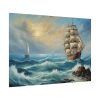 13923863844368729101_2048.jpeg Vintage Sail Ship In The Ocean Poster