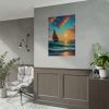 14011123876988720092_2048.jpeg Lonely Beach Ocean Sailing Ship Poster
