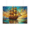 1433320209183404111_2048.jpeg Digital Art, Stained Glass Old Ship Poster