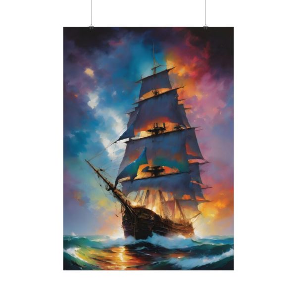 14419133829068491396_2048.jpeg Pirate Ship Fantasy Illustration I Poster