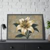 Vintage Flower Lily Framed Poster