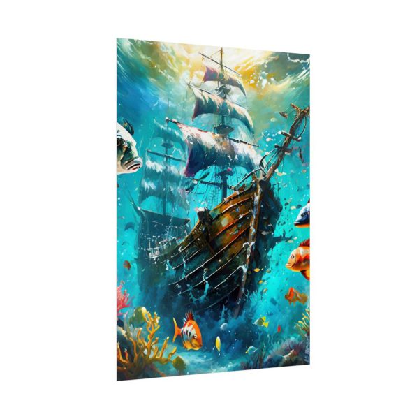 14471389736405506641_2048.jpeg Sunken Pirate Ship Art Poster