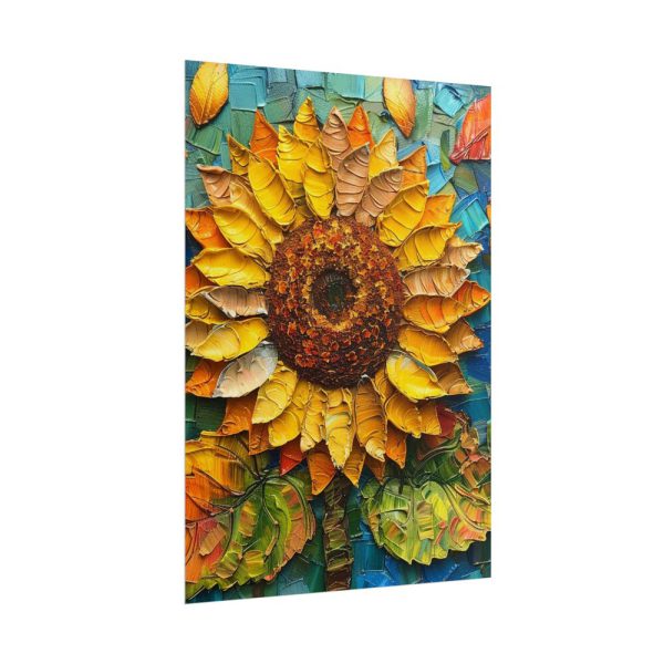 1449273636403509413_2048.jpeg Mixed Media Sunflower Art Poster