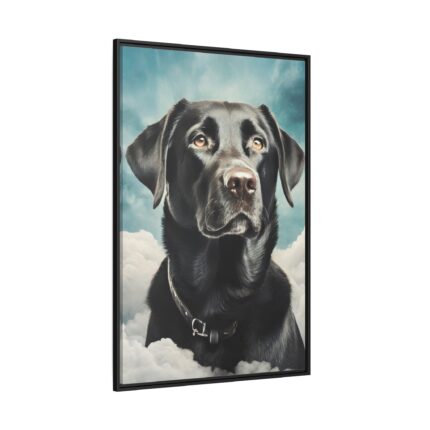 Dog Sympathy Framed Canvas