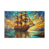 14630368237378386996_2048.jpeg Digital Art, Stained Glass Old Ship Standard Canvas